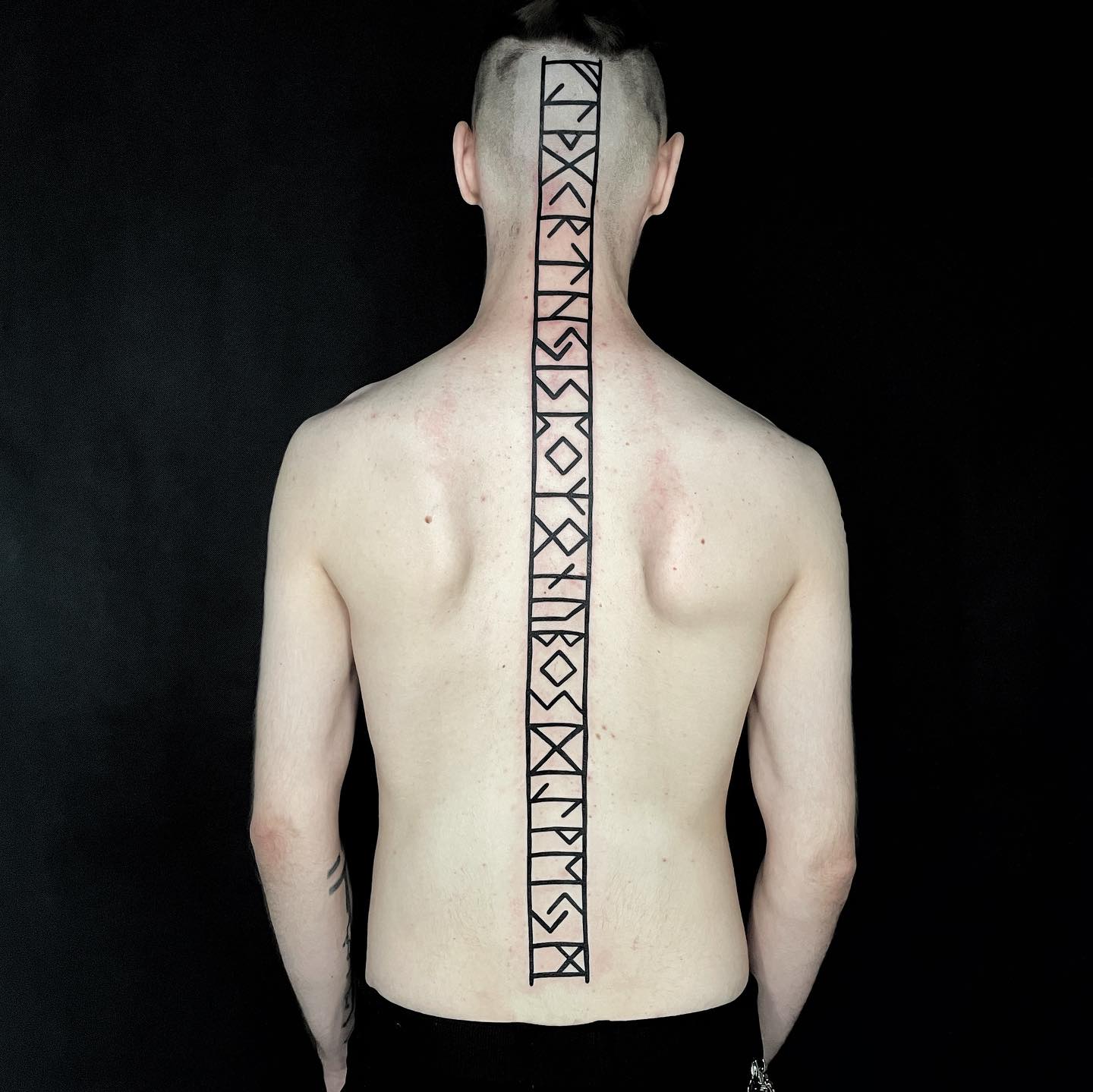 Spine Tattoos for Men 30
