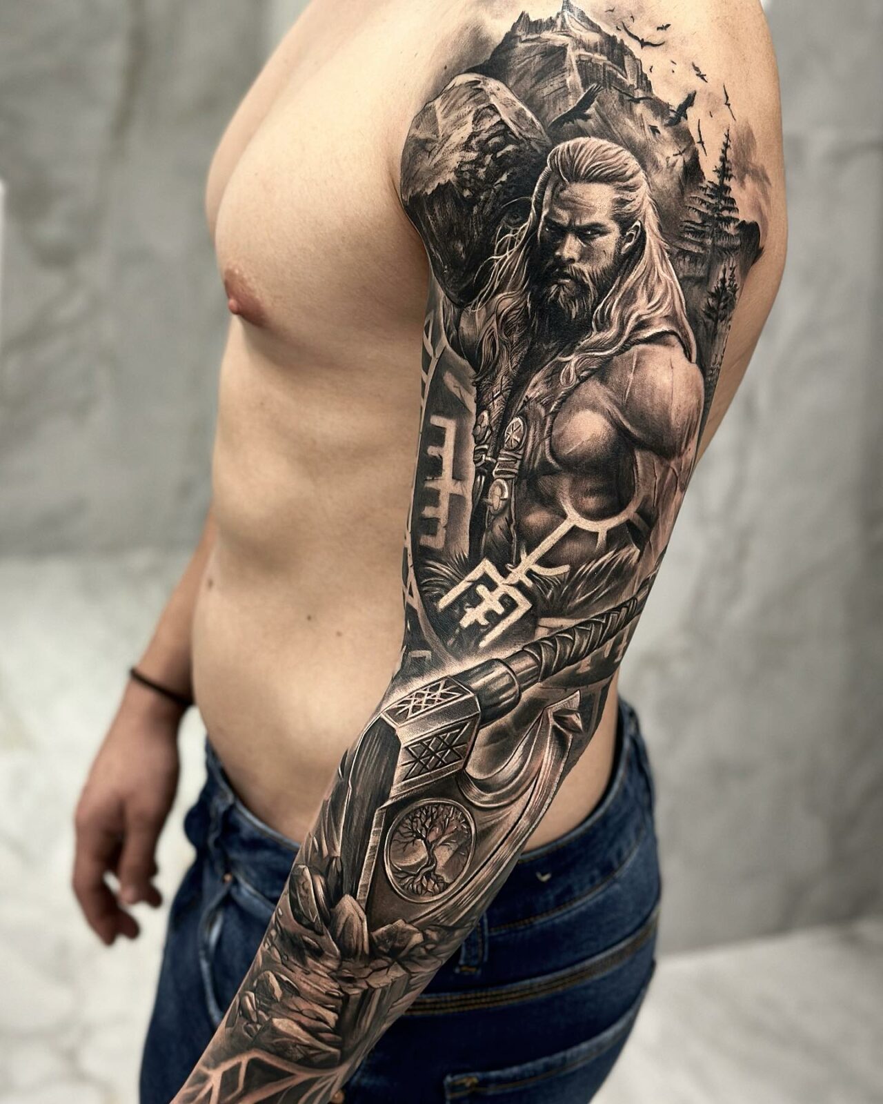 32 Striking Viking Tattoos for Men in 2024
