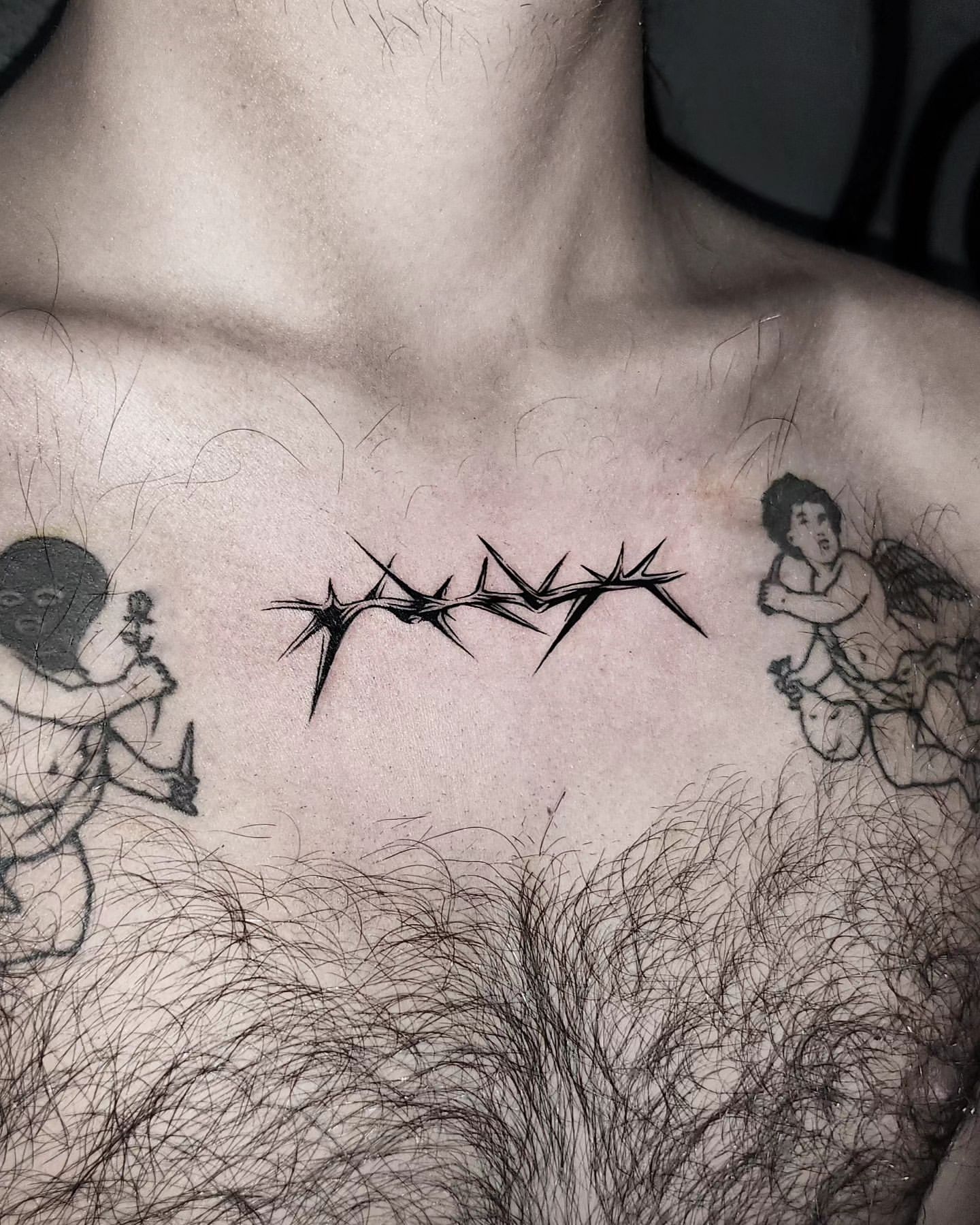 Small Chest Tattoos for Men 30