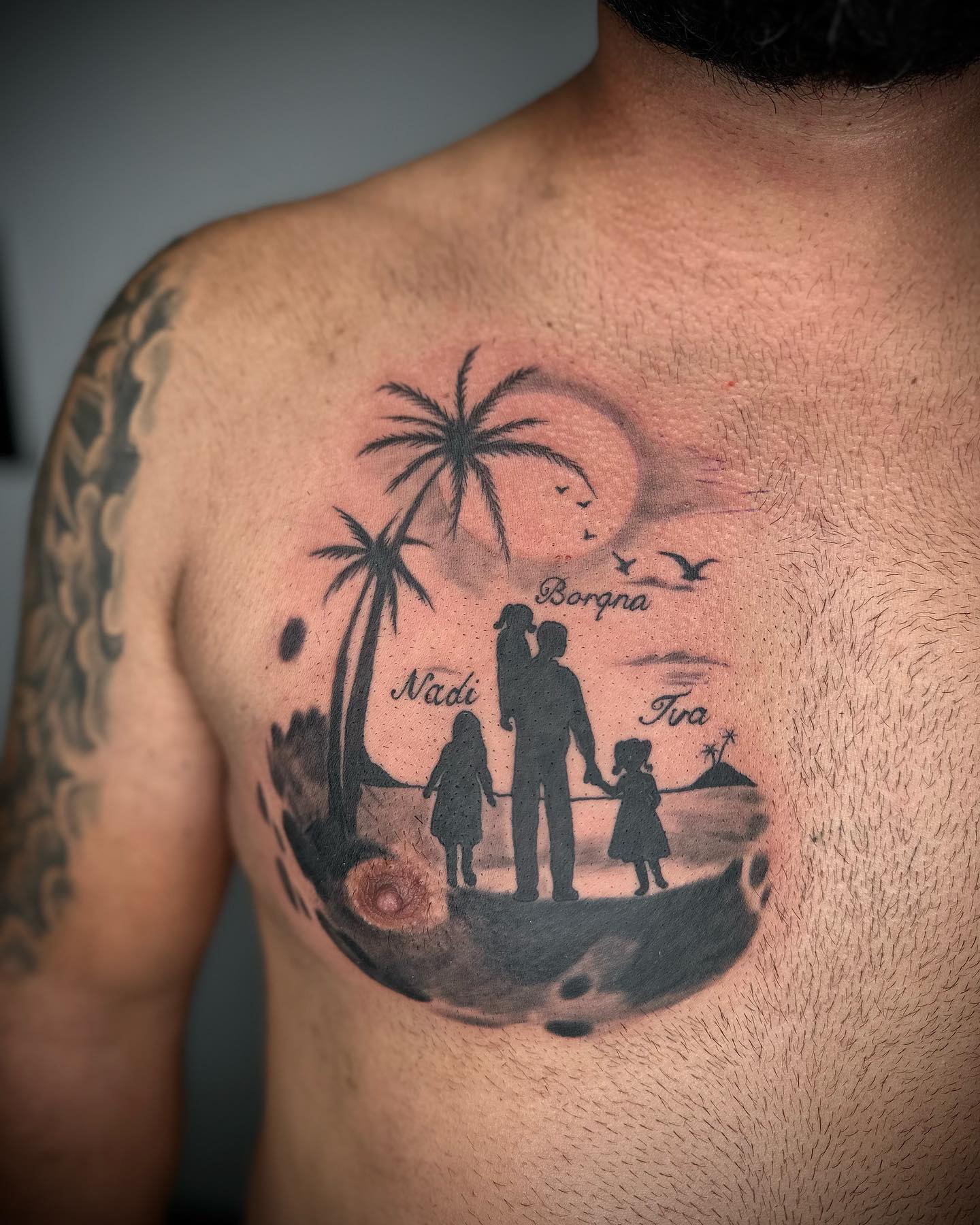 unique fingerprint tattoo for two sons｜TikTok Search