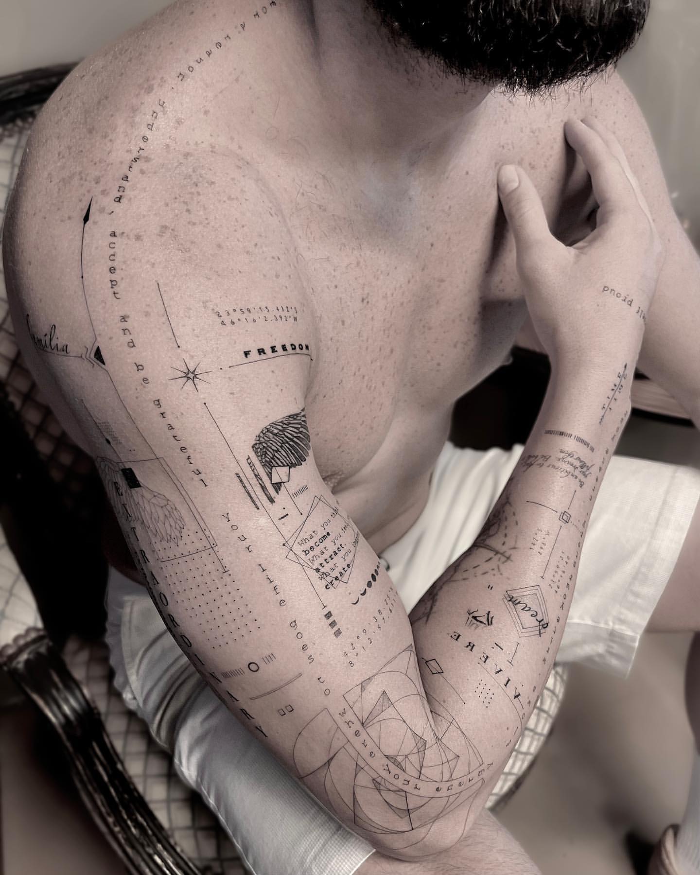 ArtStation - Geometric tattoo