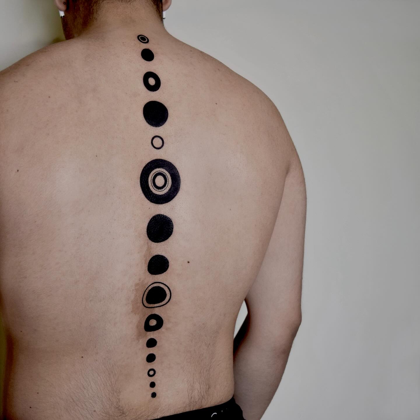 Spine Tattoos for Men 32