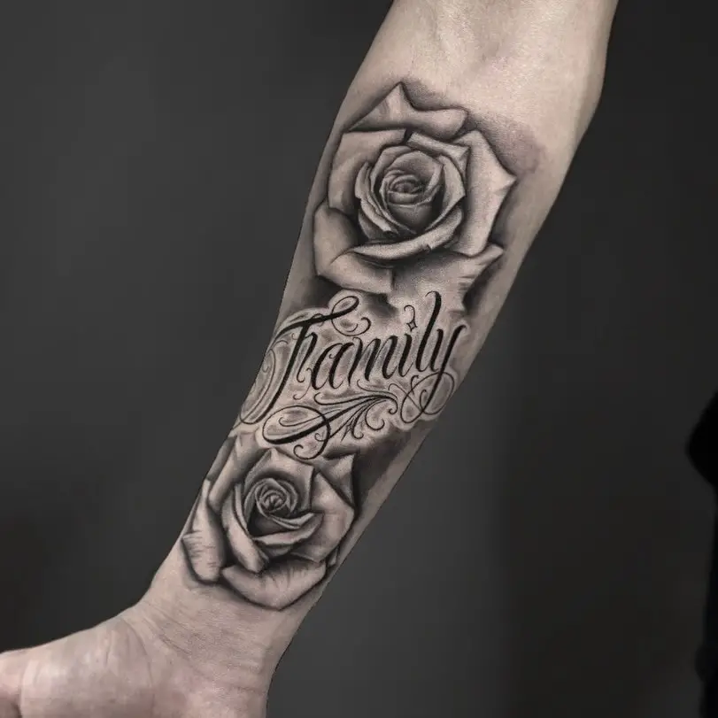 Family Tree Black and Grey Tattoo Half Sleeve by cmrutledge on DeviantArt