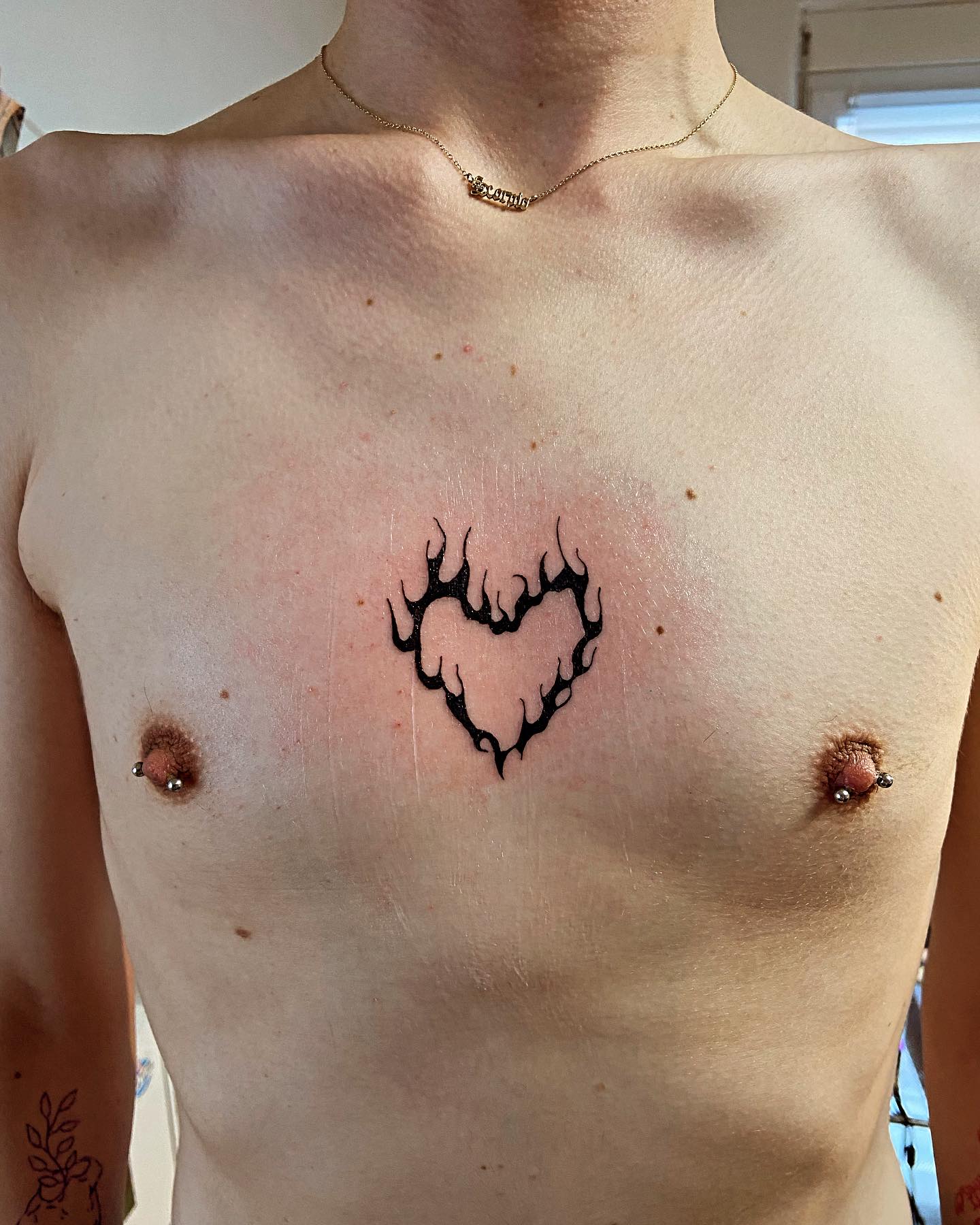 Small Chest Tattoos for Men 32