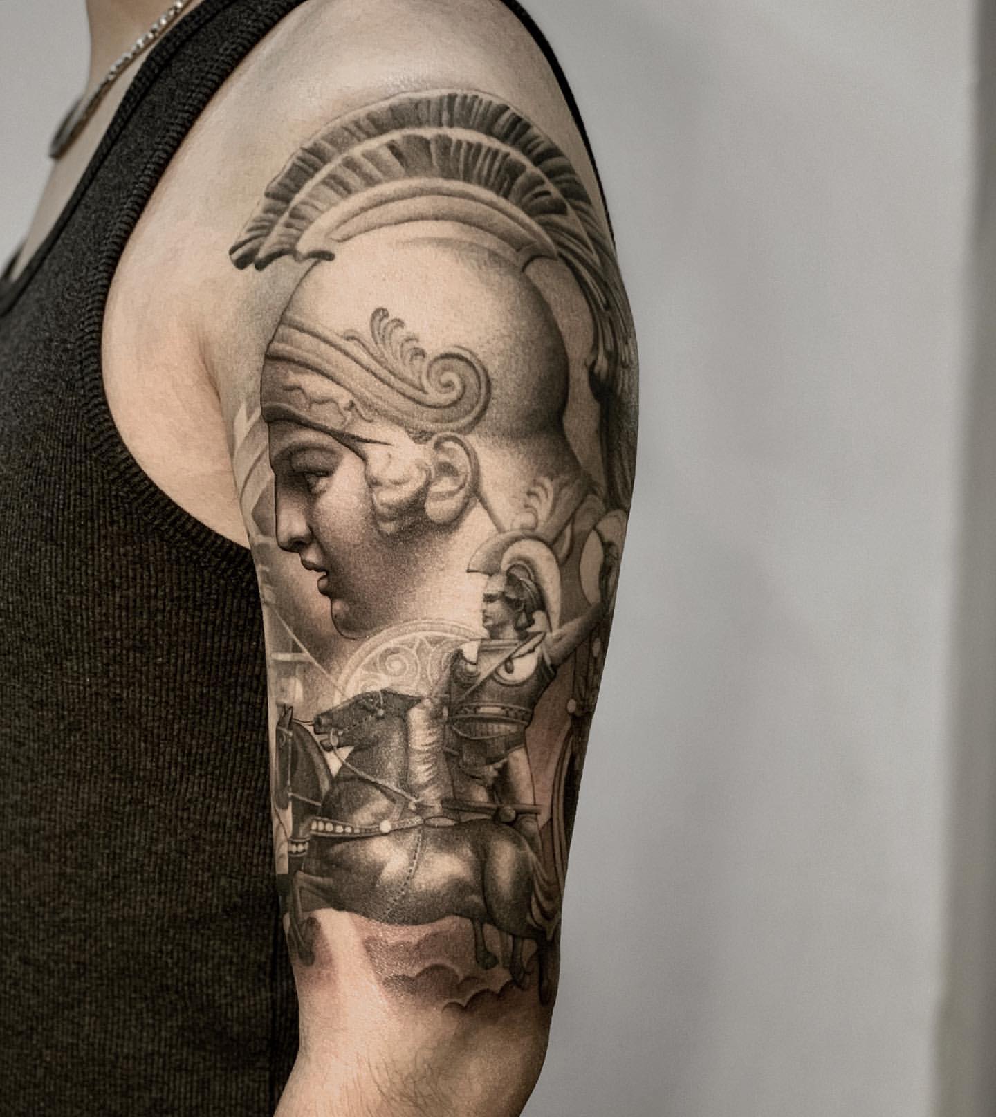 33 Fearsome Spartan Tattoos for Men in 2024