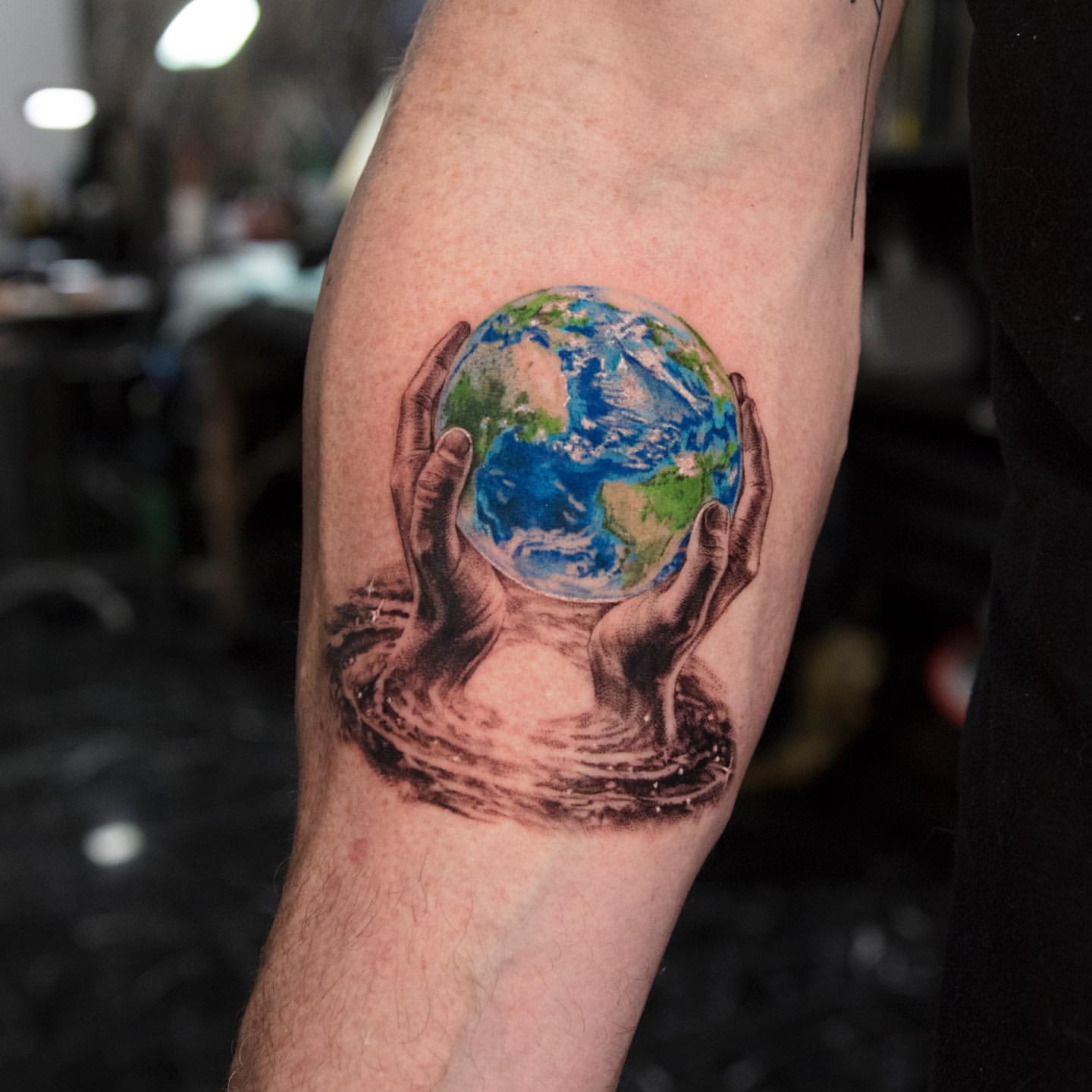 World Map Tattoo Temporary Tattoo - Set of 3 – Tatteco