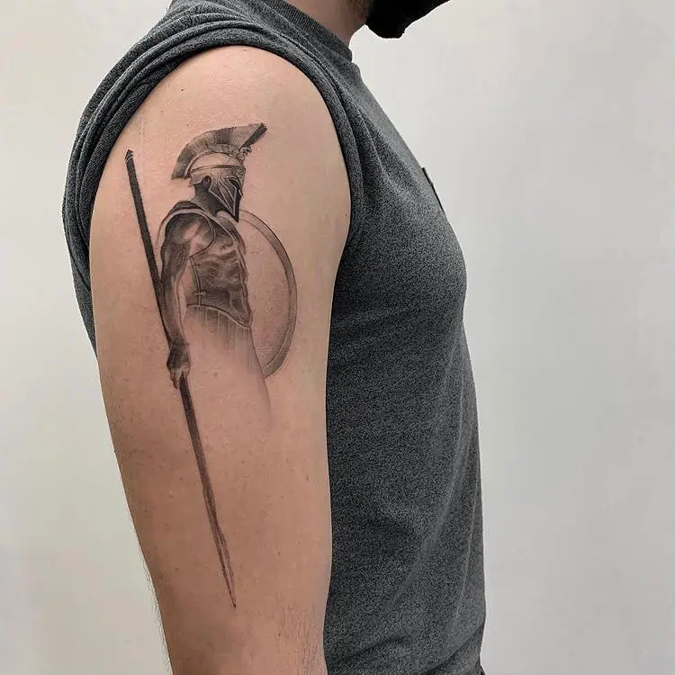101 Amazing Spartan Tattoo Designs You Need To See! | Outsons | Men's  Fashion Tips And Style Guide For 2020 | Gladiator tattoo, Greek tattoos, Spartan  tattoo