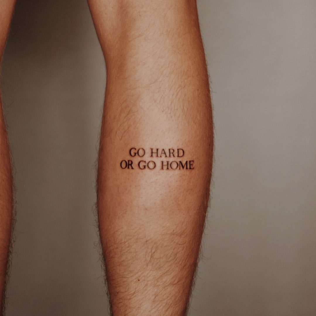 Quote Tattoos for Men 4
