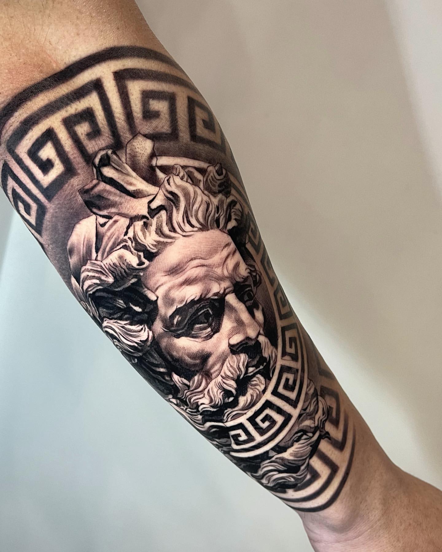 Poseidon Tattoo Ideas 42