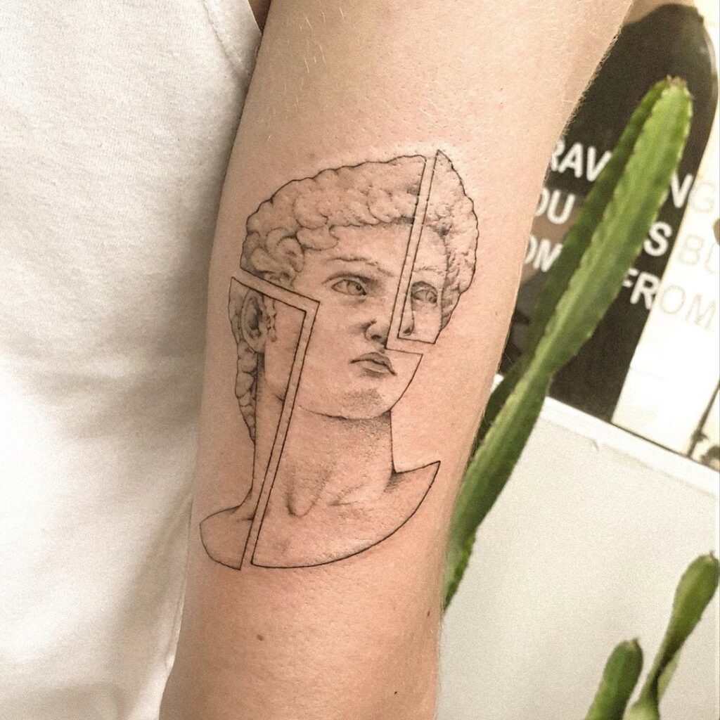 33 Exquisite Greek Statue Tattoos in 2024