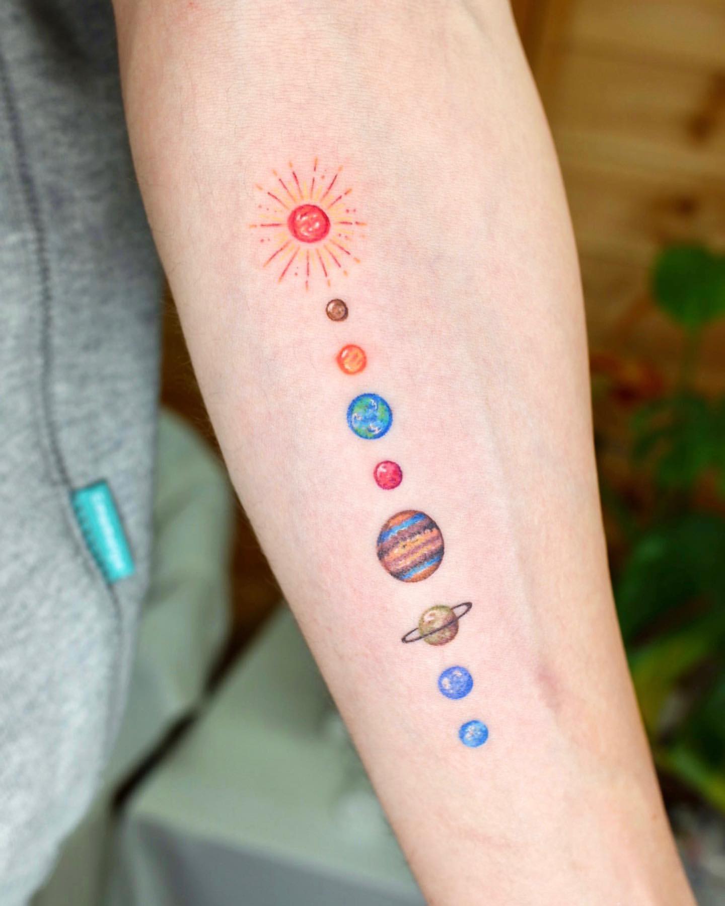 Planet tattoo for new client, Dana! Thanks so much for the trust. If you're  looking to book an appointment, click the link in my bio.… | Instagram