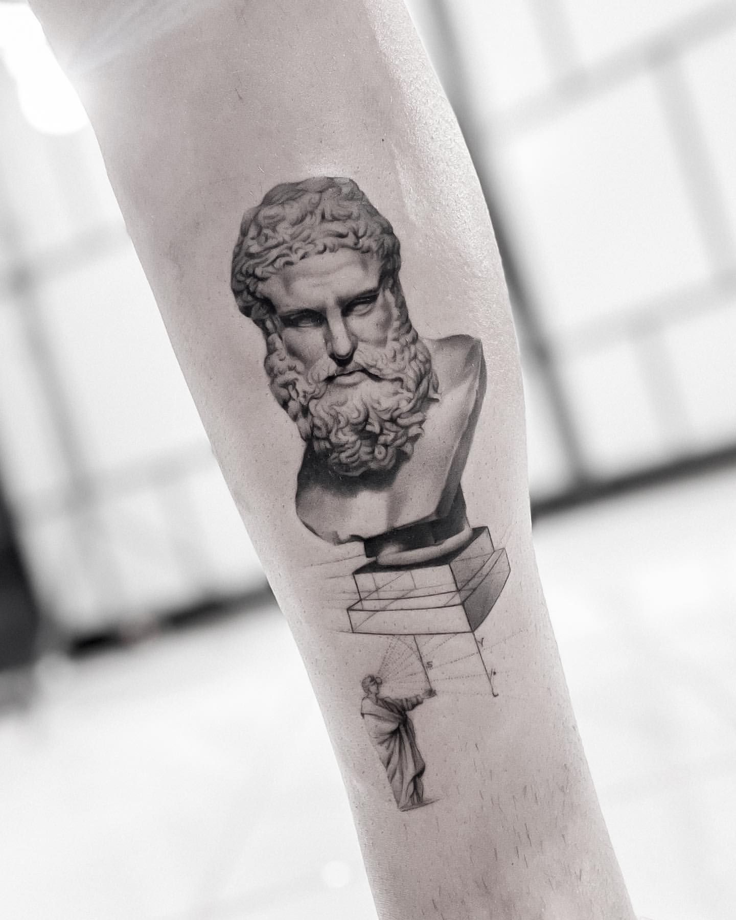 Greek Statue Tattoos 15