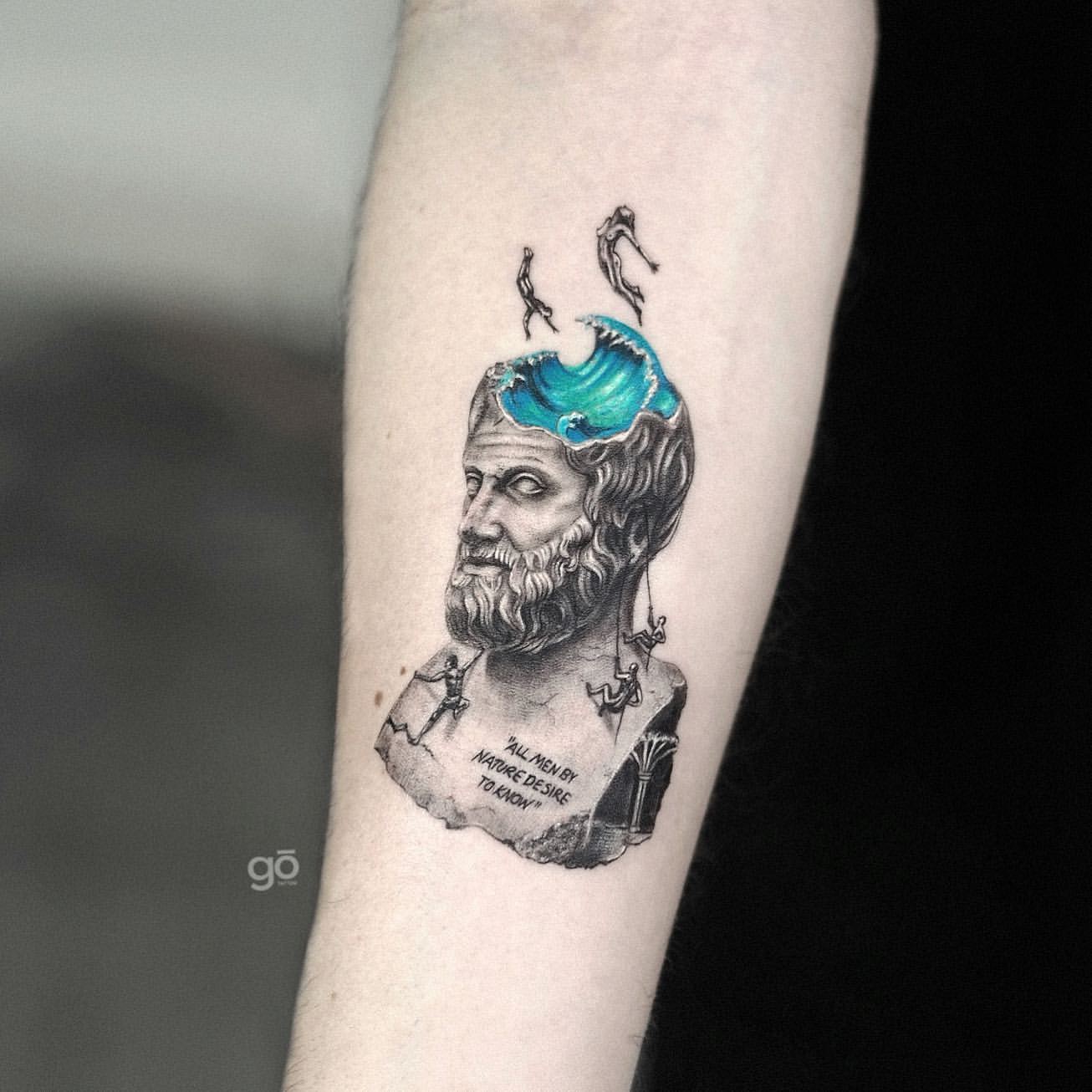 Greek Statue Tattoos 16