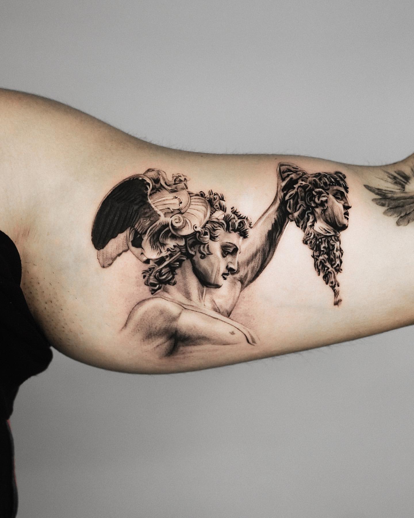 Start of my Greek mythology sleeve! Marie-Michelle, MMC Tattoo, Quebec,  Canada : r/tattoos