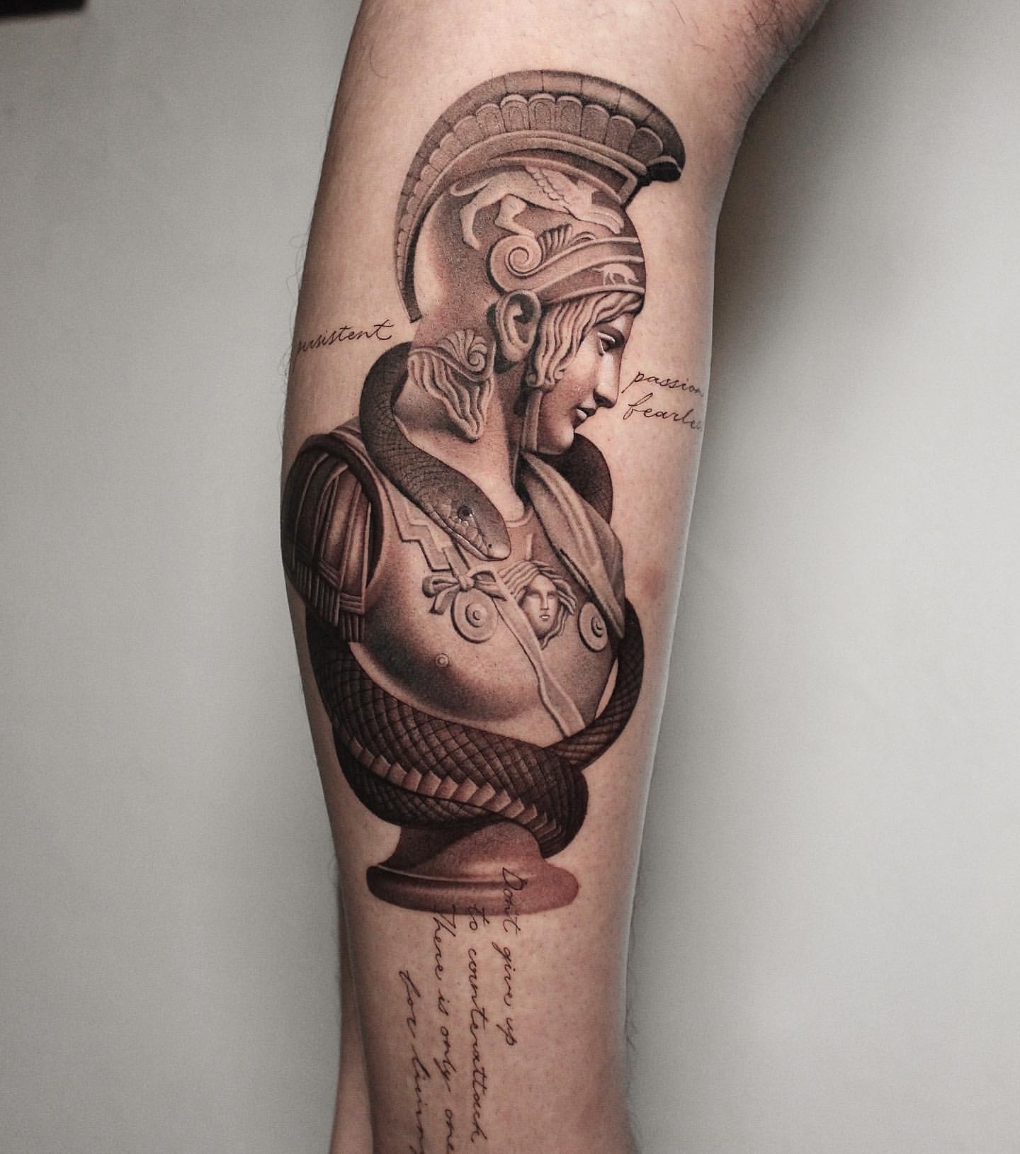 Neo Athena by nienkestr | Athena tattoo, Mythology tattoos, Greek mythology  tattoos