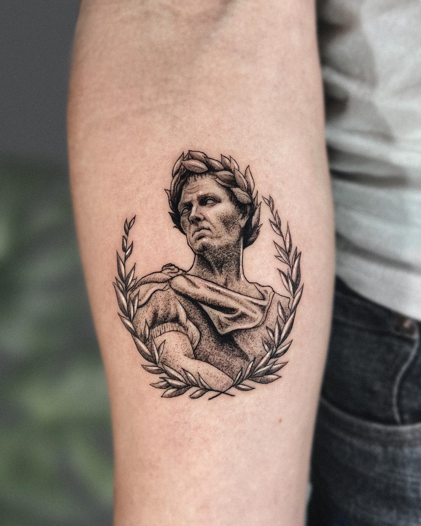 Greek Statue Tattoos 22