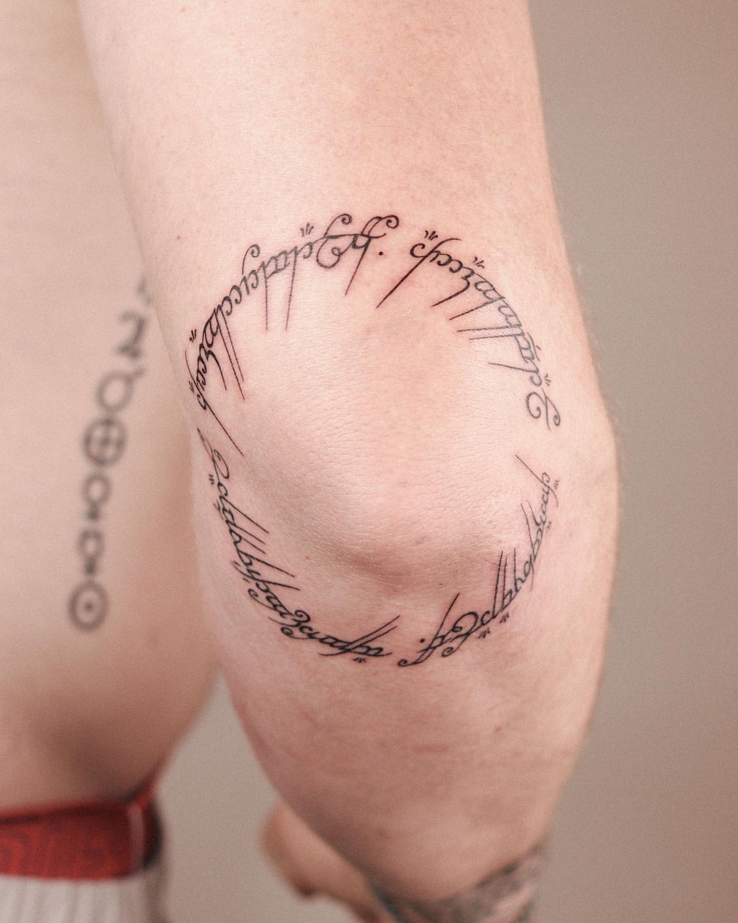 Tribal Tattoo Design On Elbow - Tattoos Designs