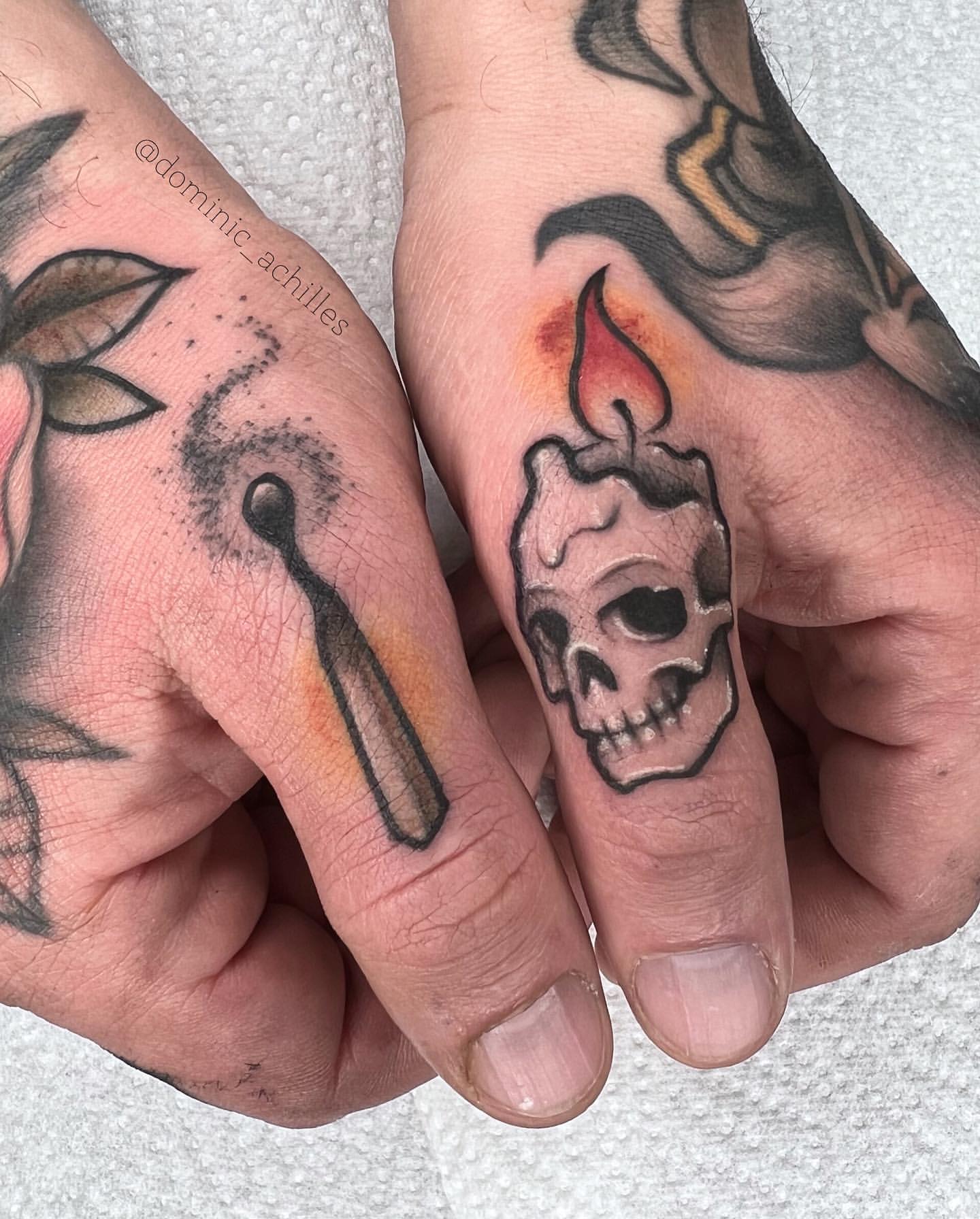 DIY Bat Spider Temporary Tattoos For Women Men Realistic Fake Halloween Skull  Tattoo Sticker Finger Art Waterproof Tatoos - AliExpress