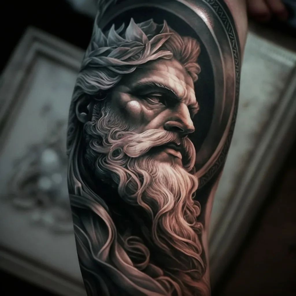 Zeus Tattoo Ideas 10