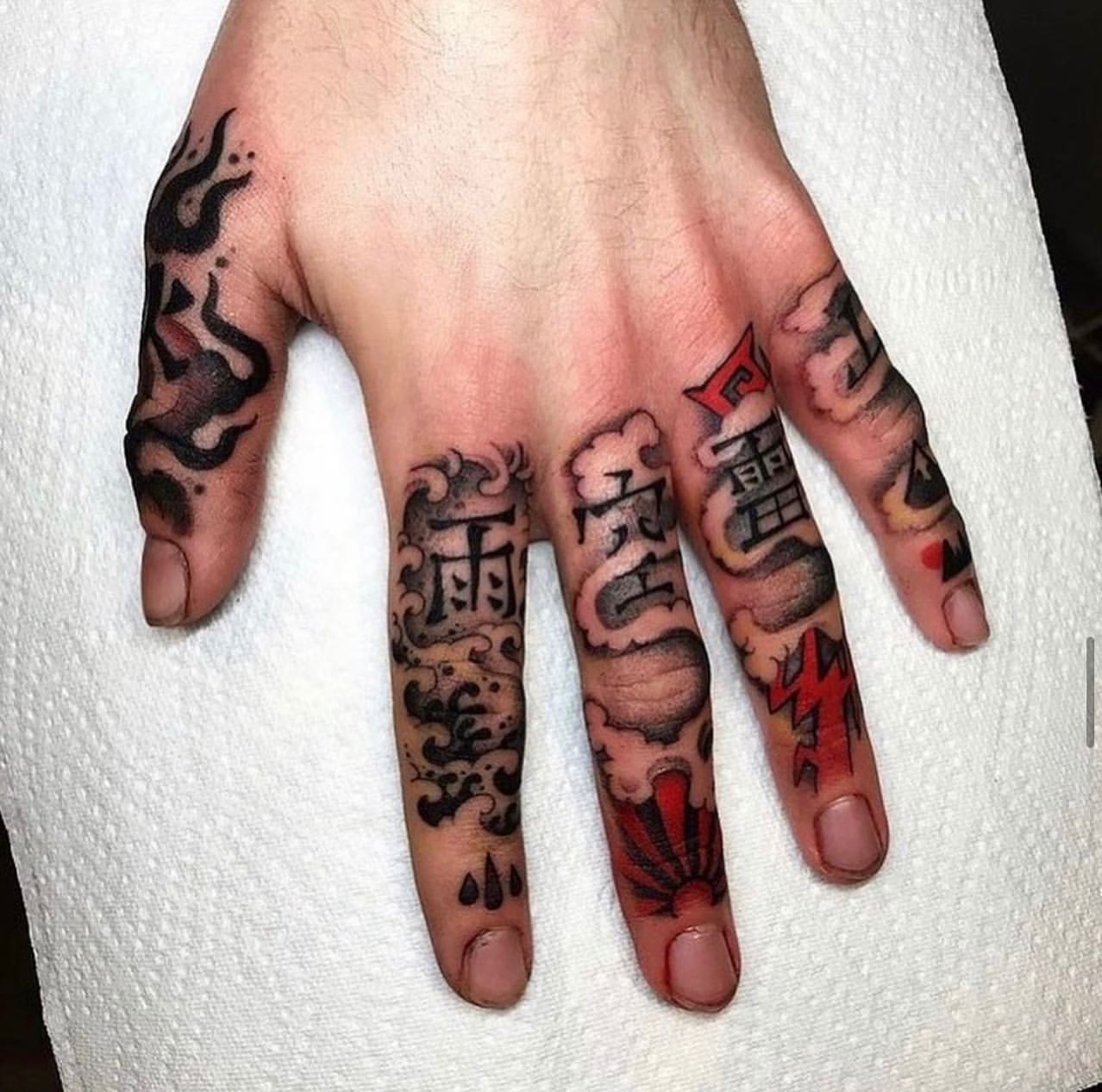 Finger Tattoos for Men 8
