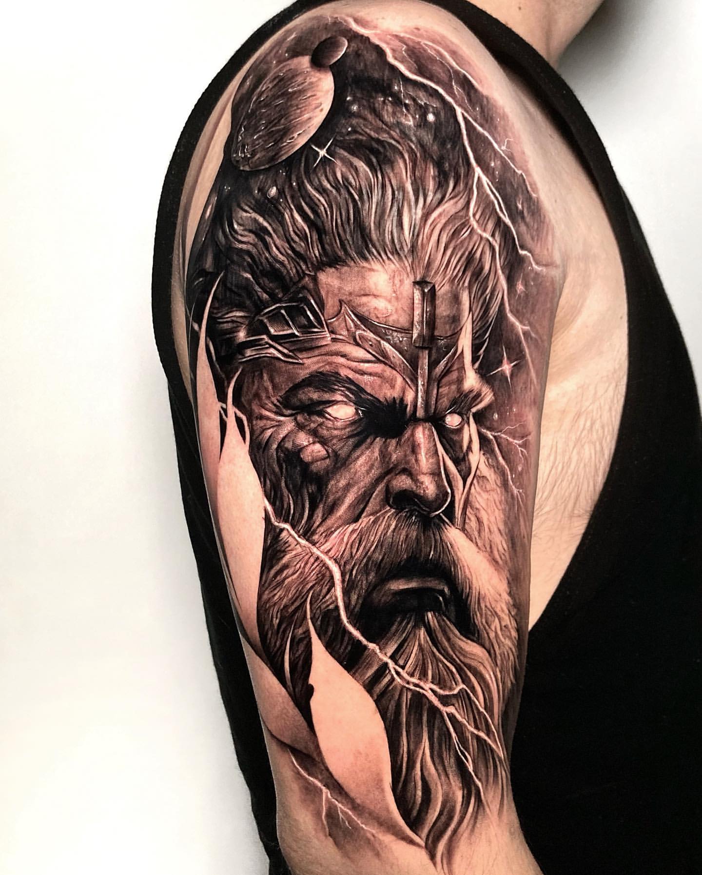 Zeus Tattoo Ideas 14