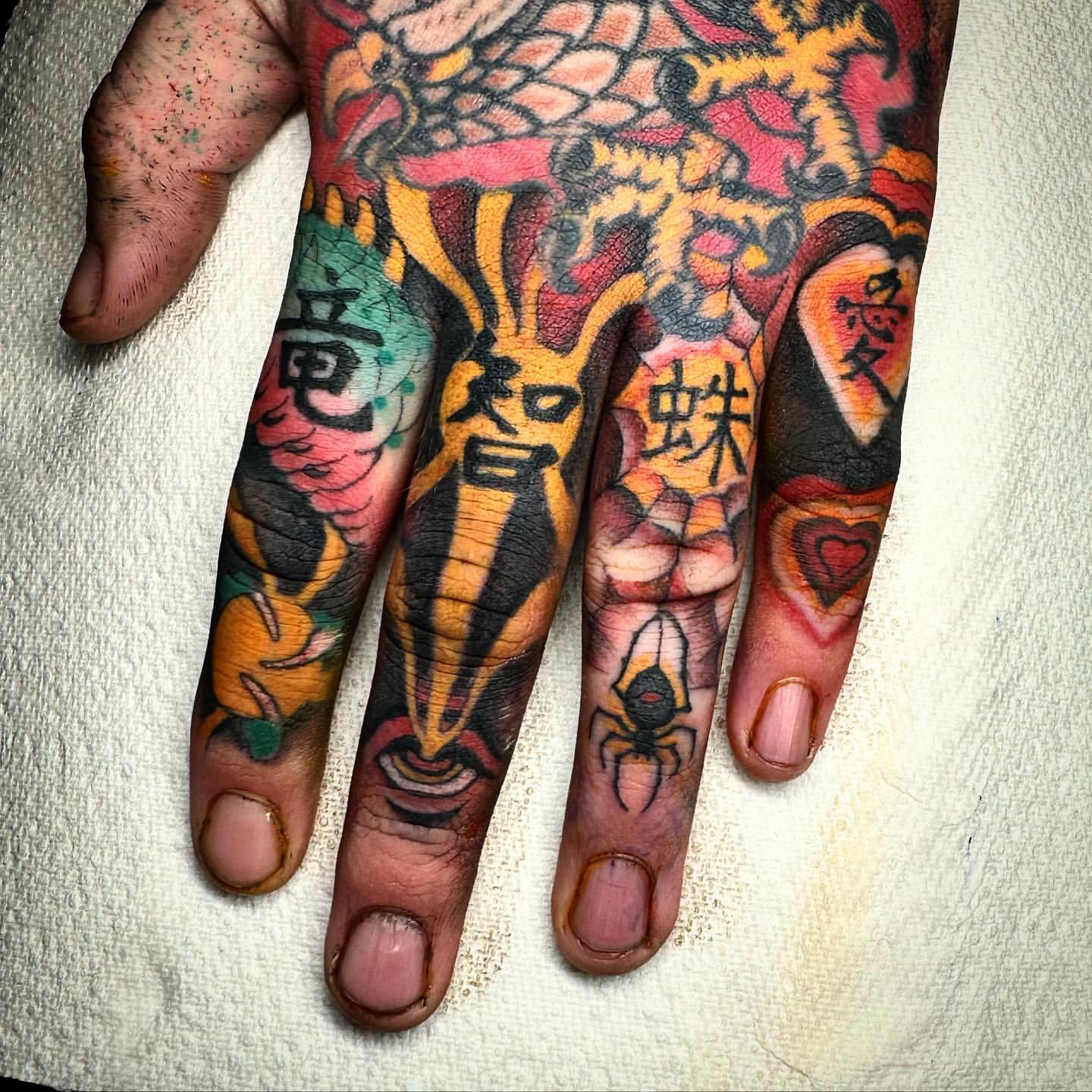 Finger Tattoos for Men 10