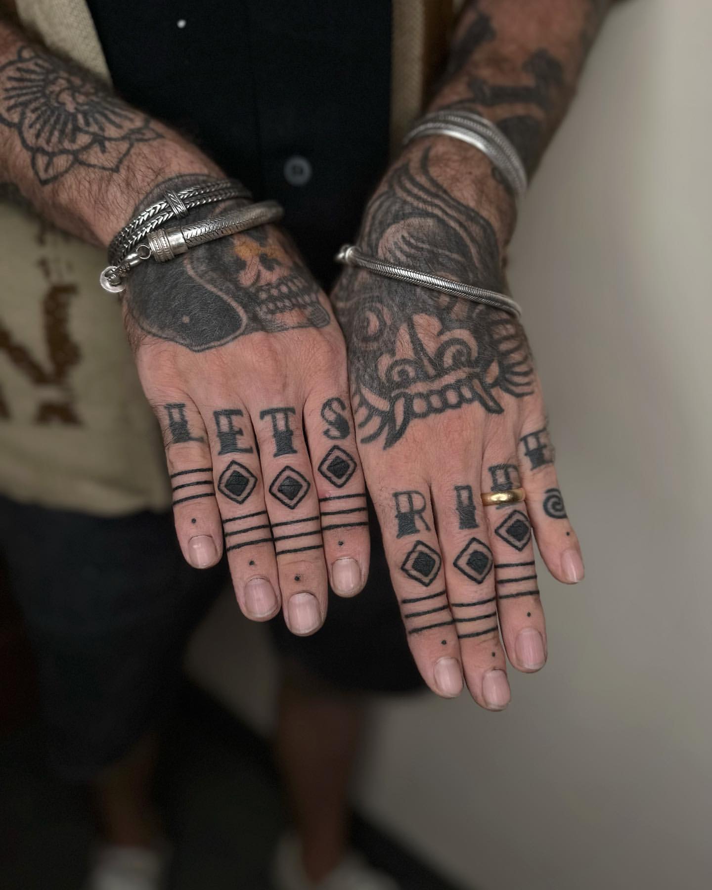 Finger Tattoos for Men 11