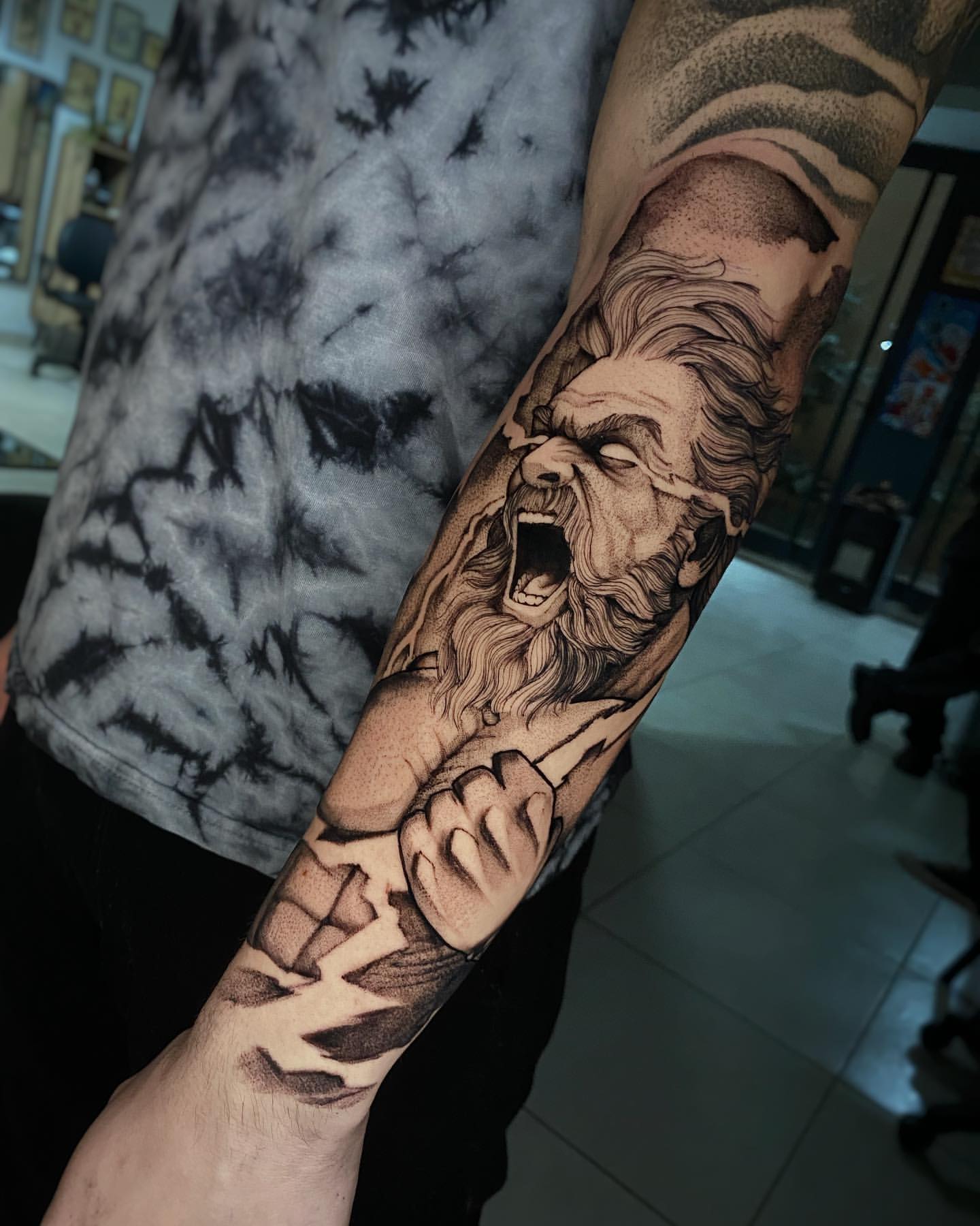 Zeus Tattoo Ideas 24