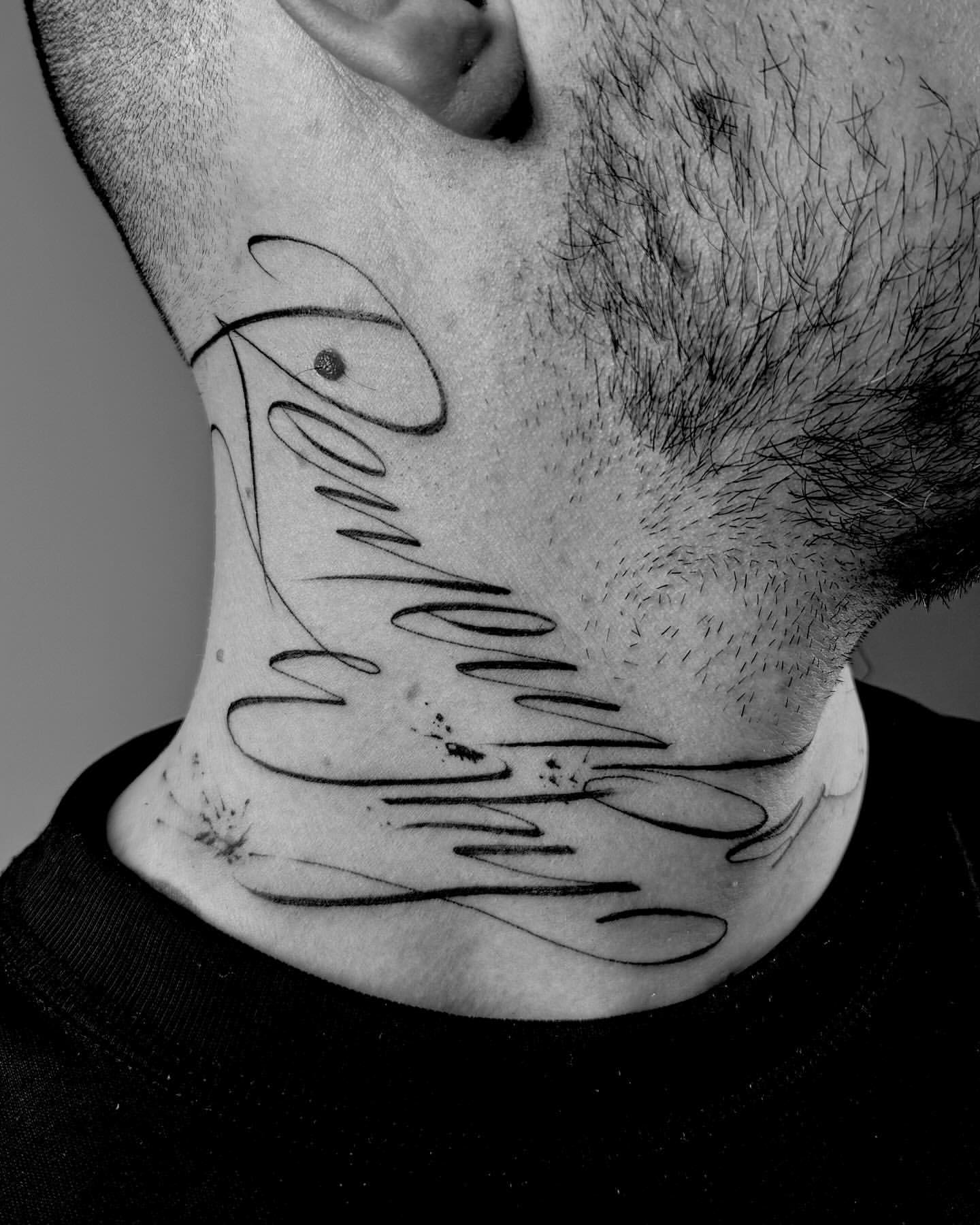 backhead and neck tattoo lettering! - Tattoo Custom Lettering | Facebook