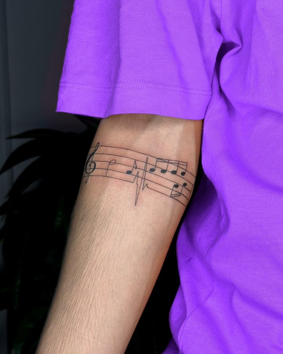 32 Amazing Music Tattoos for Men in 2024