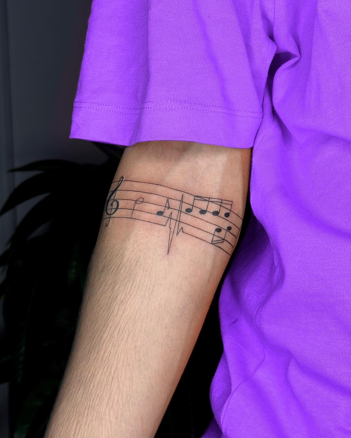 Music Note Symbol Temporary Tattoo Sticker - OhMyTat