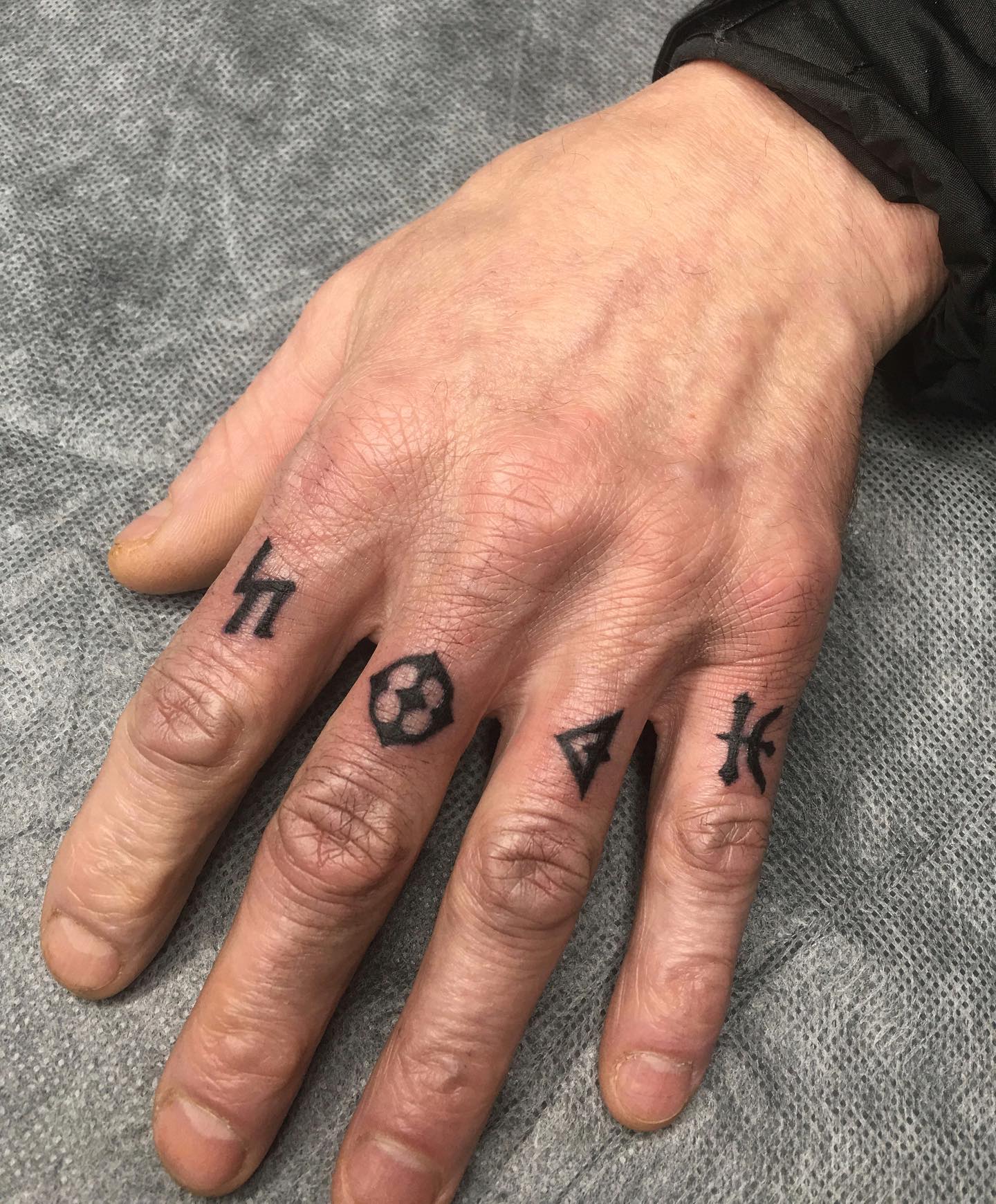 Finger Tattoos for Men 27